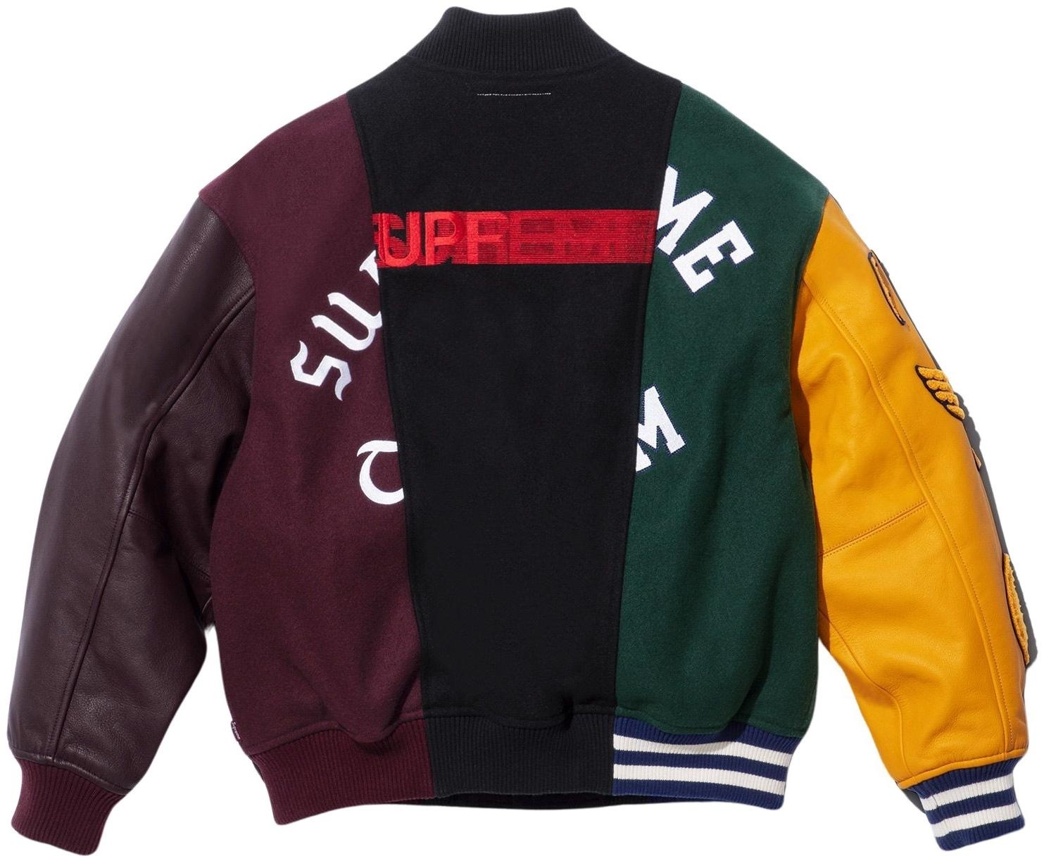 Supreme®/MM6 Maison Margiela Split Varsity Jacket